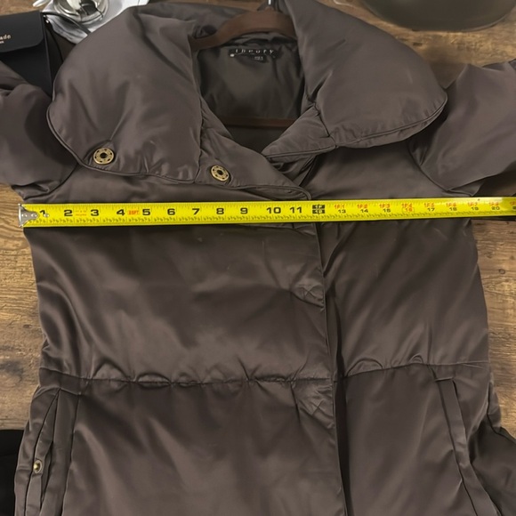 Theory Brown Down Puffer Winter Coat size Medium - Picture 7 of 12